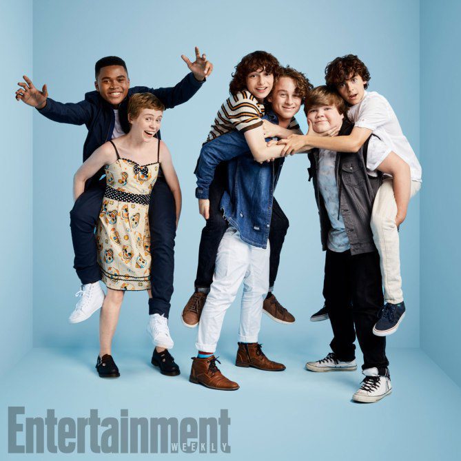 El reparto de 'IT' posa en la Comic-Con
