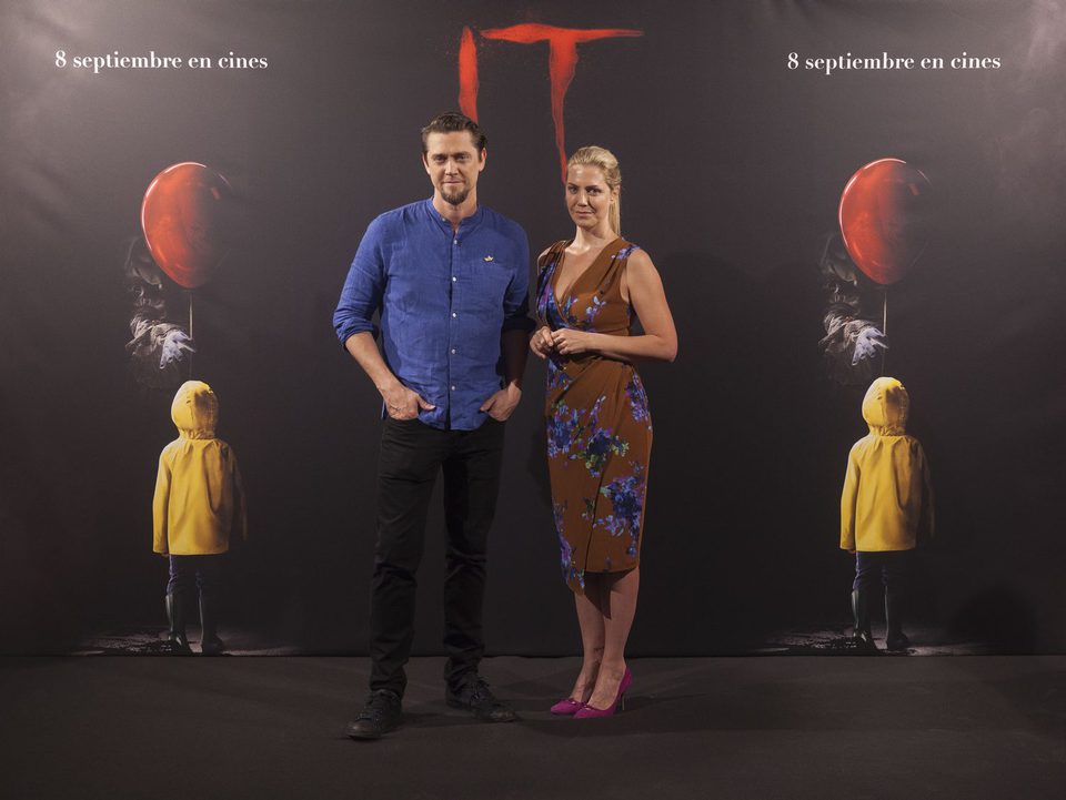 Andy Muschietti y Barbara Muschietti en la presentación de ?It? en Madrid
