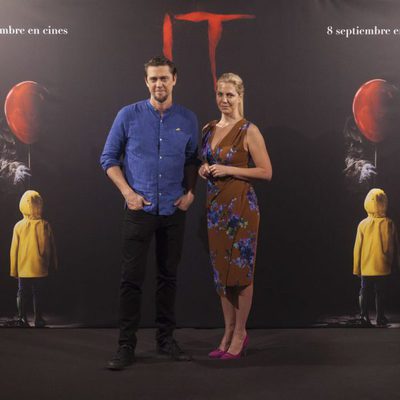 Andy Muschietti y Barbara Muschietti en la presentación de ?It? en Madrid