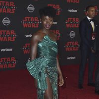 Lupita Nyong'o en la premiere de 'Star Wars: Los últimos Jedi'