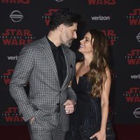 Joe Manganiello y Sofia Vergara en la premiere de 'Star Wars: Los últimos Jedi'