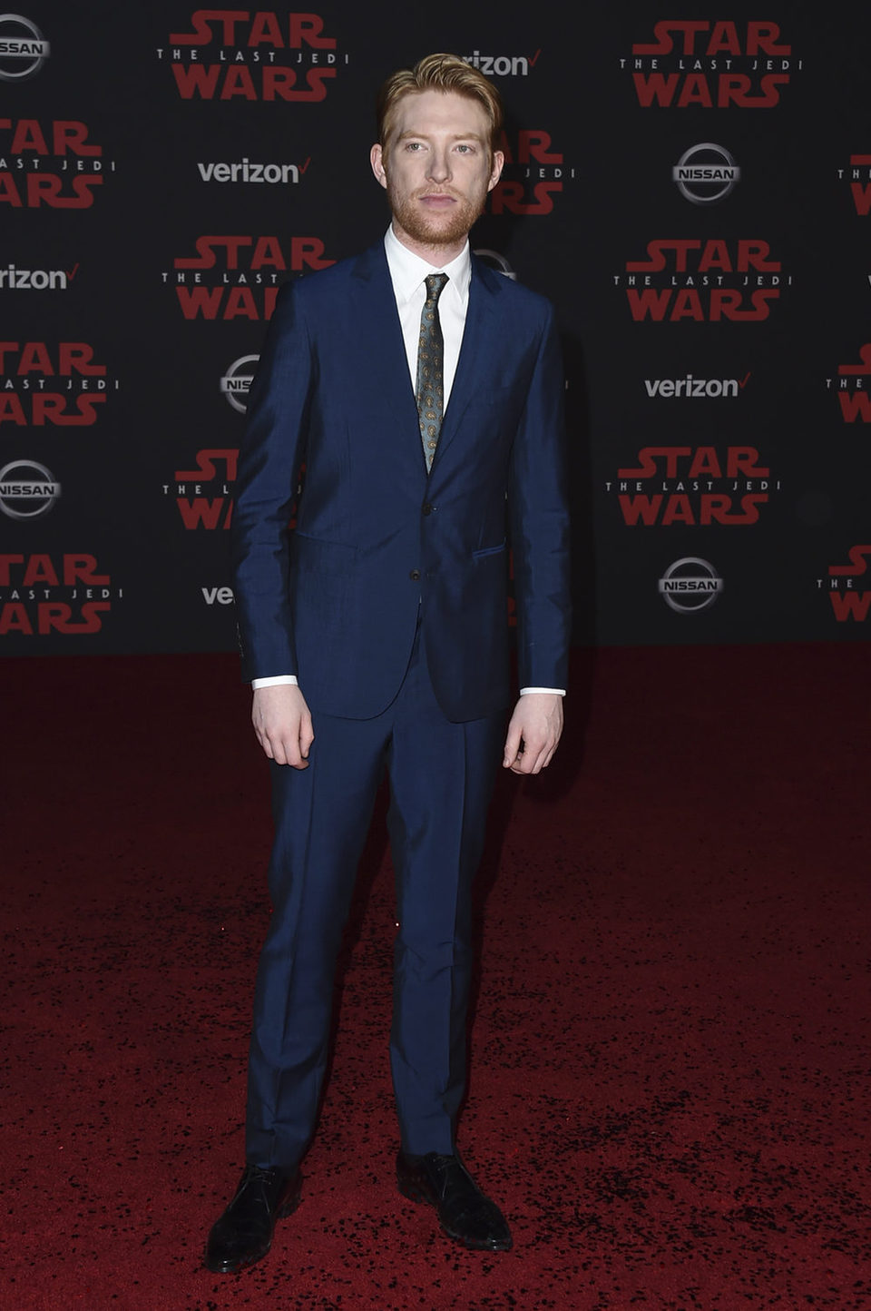 Domhall Gleeson en la premiere de 'Star Wars: Los últimos Jedi'