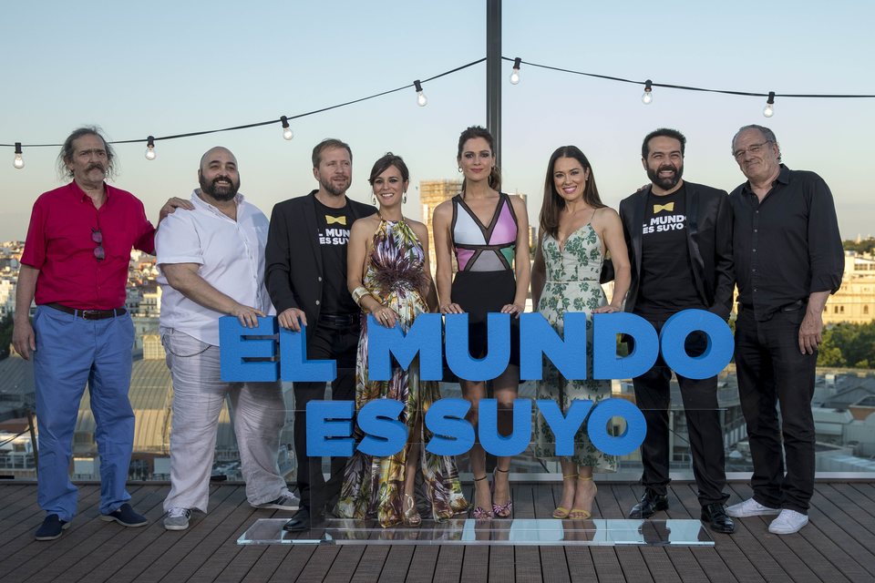 Alberto López, Alfonso Sánchez y el equipo de 'El mundo es suyo'