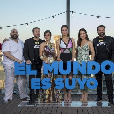 Alberto López, Alfonso Sánchez y el equipo de 'El mundo es suyo'