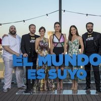 Alberto López, Alfonso Sánchez y el equipo de 'El mundo es suyo'