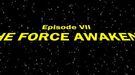 Polémica con la fuente de los rótulos iniciales de 'Star Wars: El despertar de la Fuerza'