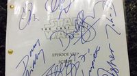 Una web vende el guion de 'Star Wars: Los últimos Jedi' firmado... ¿será real?