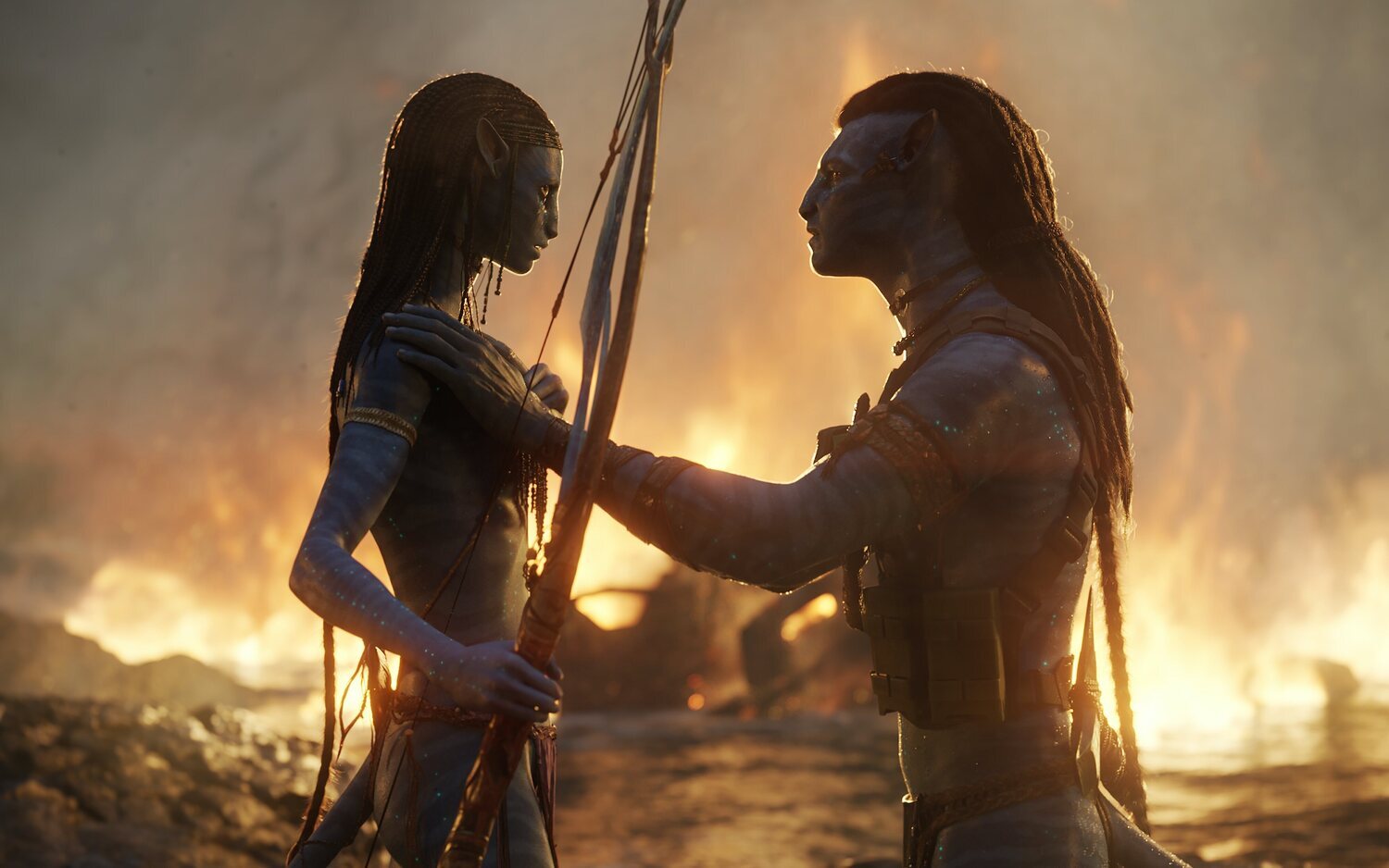 Zoe Saldaña ('Avatar: El camino del agua'): "Hubo un gran nivel de frustración después de la primera película"