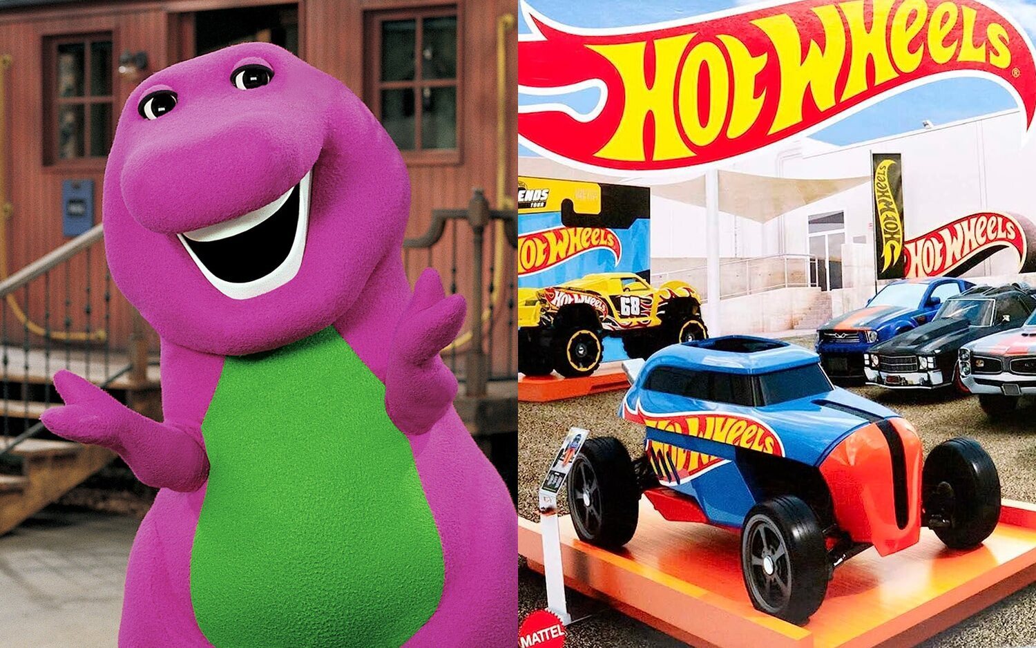 Tras 'Barbie' llegan una película de 'Hot Wheels' "realista" y una de 'Barney el dinosaurio' "para adultos"