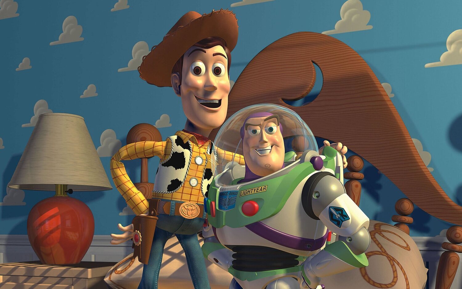 Woody y Buzz Lightyear en 'Toy Story'