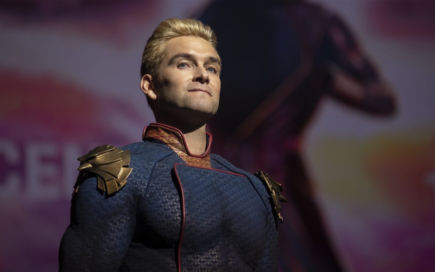 Antony Starr en el personaje de Homelander, en la temporada 3 de 'The Boys'.