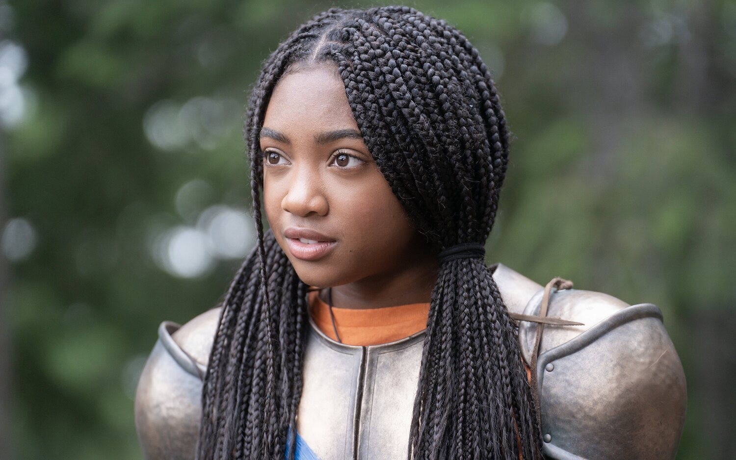Leah Jeffries como Annabeth en 'Percy Jackson y los dioses del Olimpo'