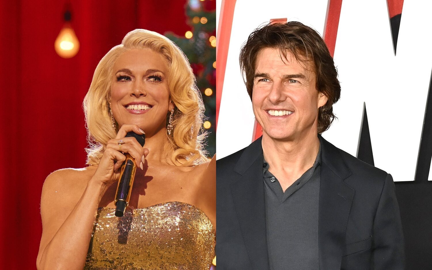 Hannah Waddingham y Tom Cruise