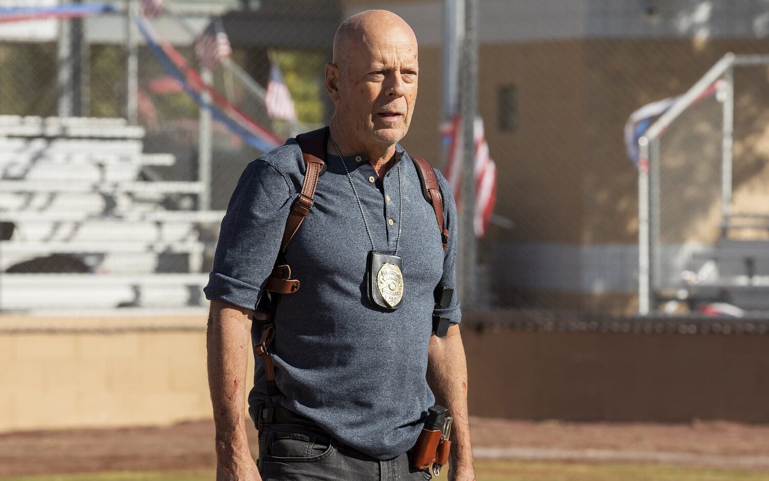 Bruce Willis en el personaje del detective Knight, en su última película, 'Detective Knight: Última misión'