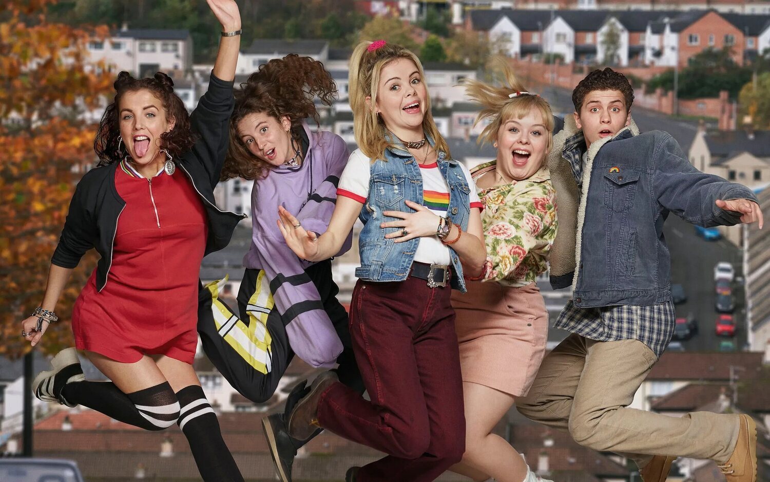 Los protagonistas de 'Derry Girls'