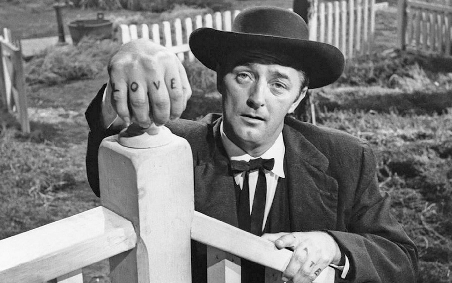 Robert Mitchum en 'La noche del cazador'