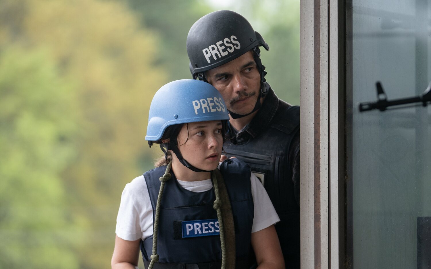 Cailee Spaeny y Wagner Moura en 'Civil War'