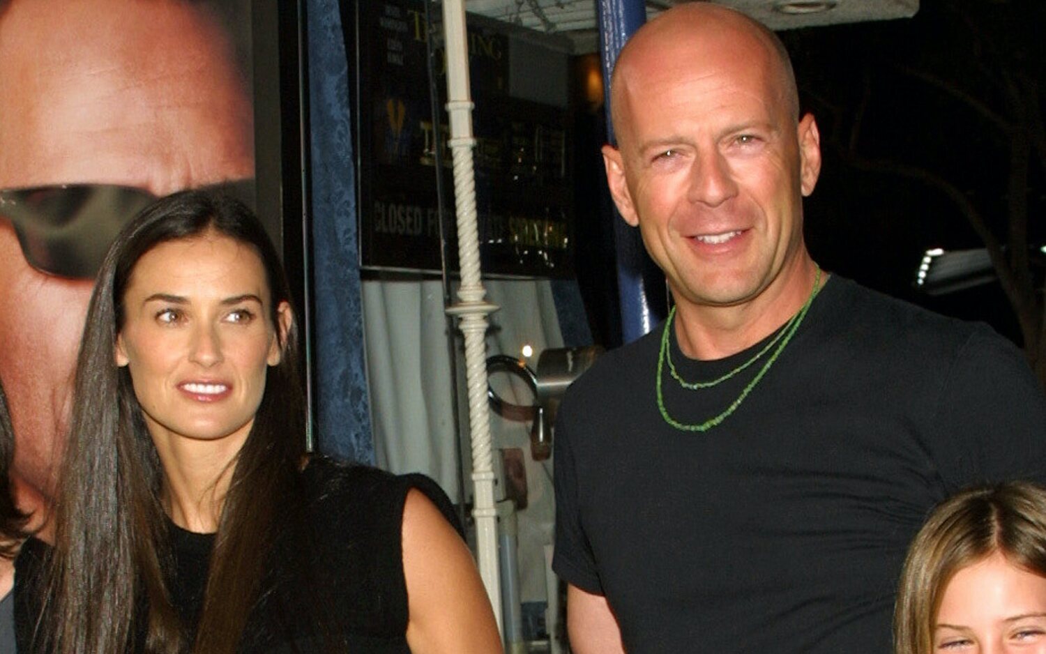 Demi Moore y Bruce Willis en 2001