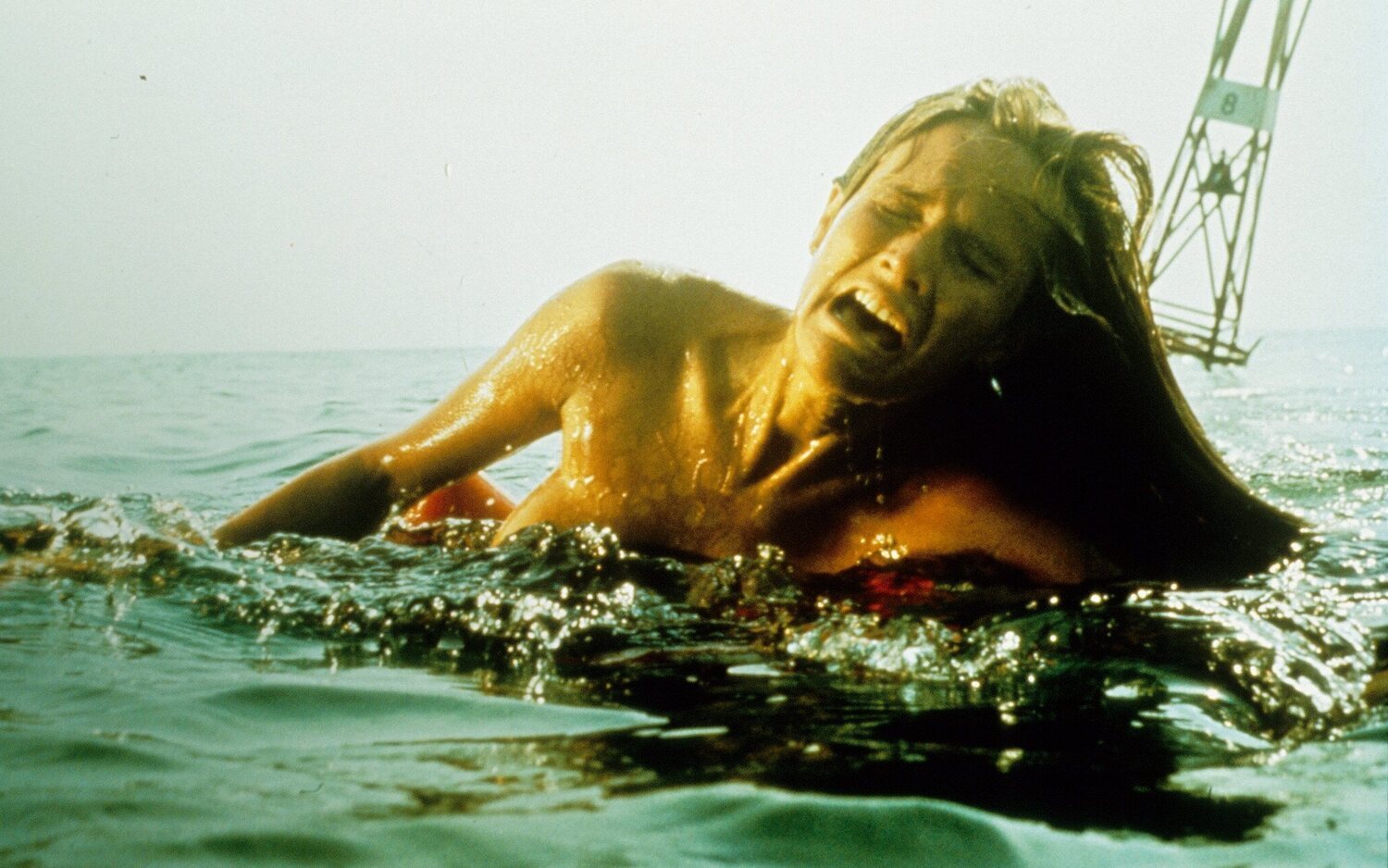 Susan Backlinie como Chrissie Watkins en 'Tiburón'