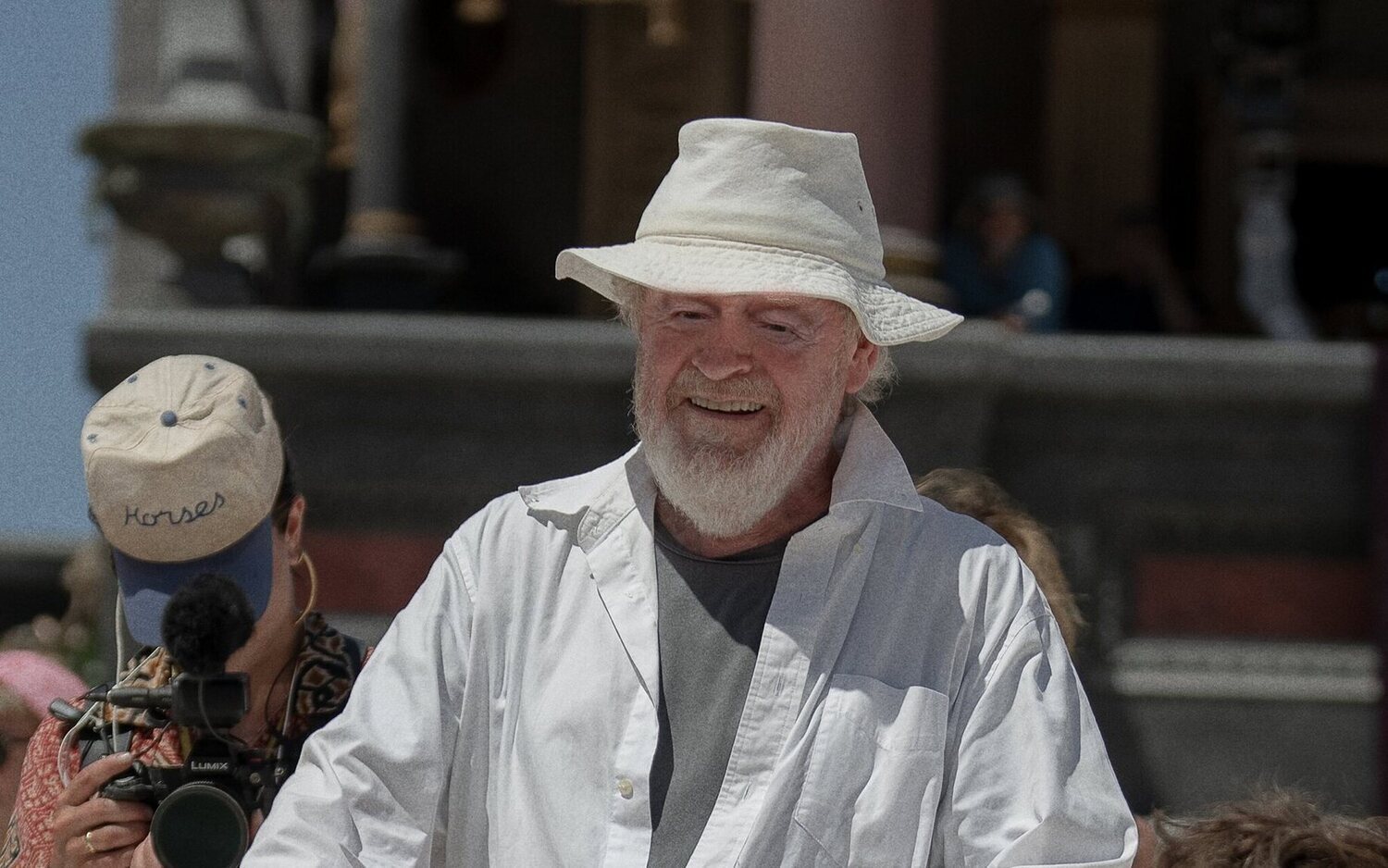 Ridley Scott en la comida de nominados a los Oscar 2016