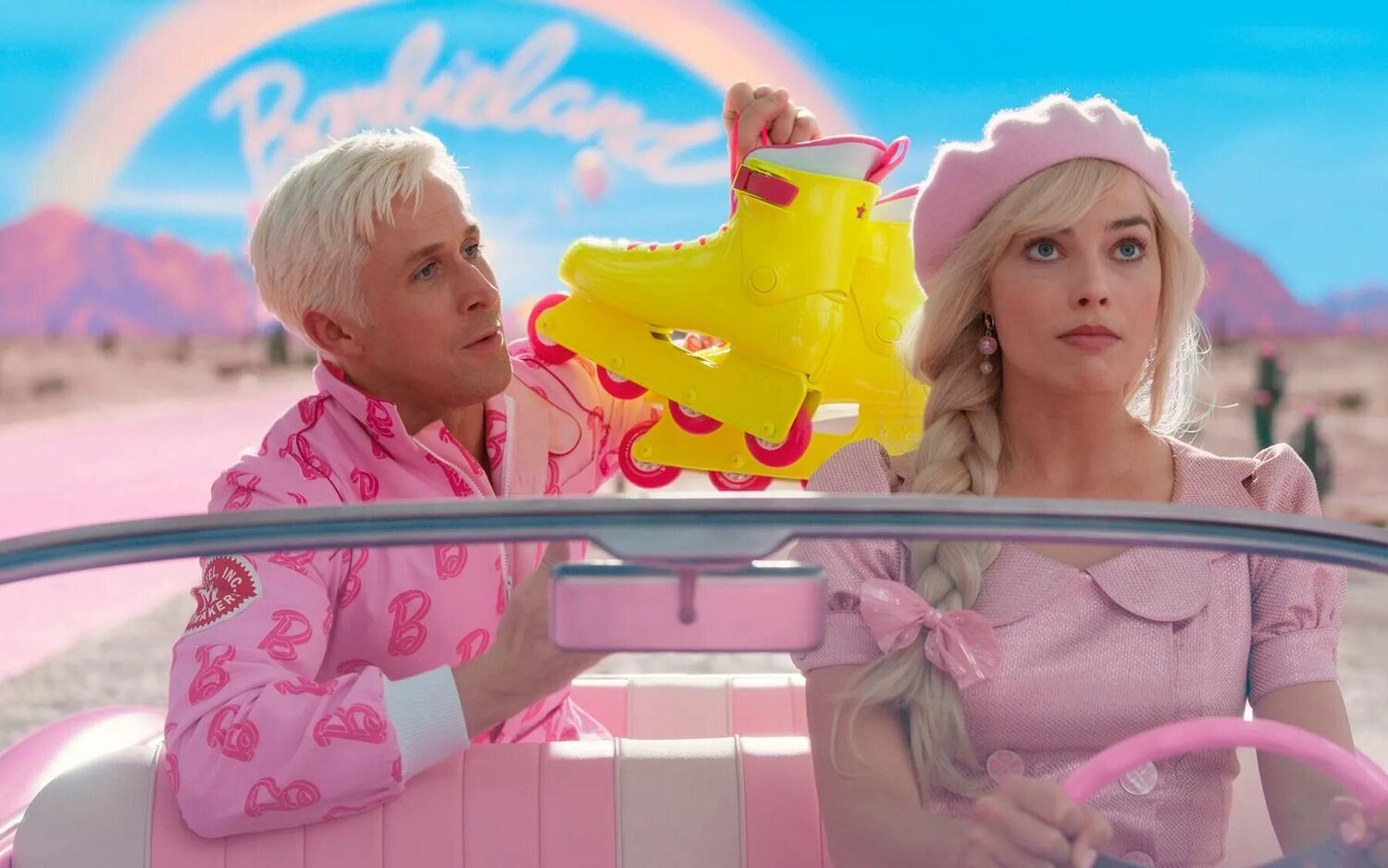 Ryan Gosling y Margot Robbie como Barbie y Ken en 'Barbie'