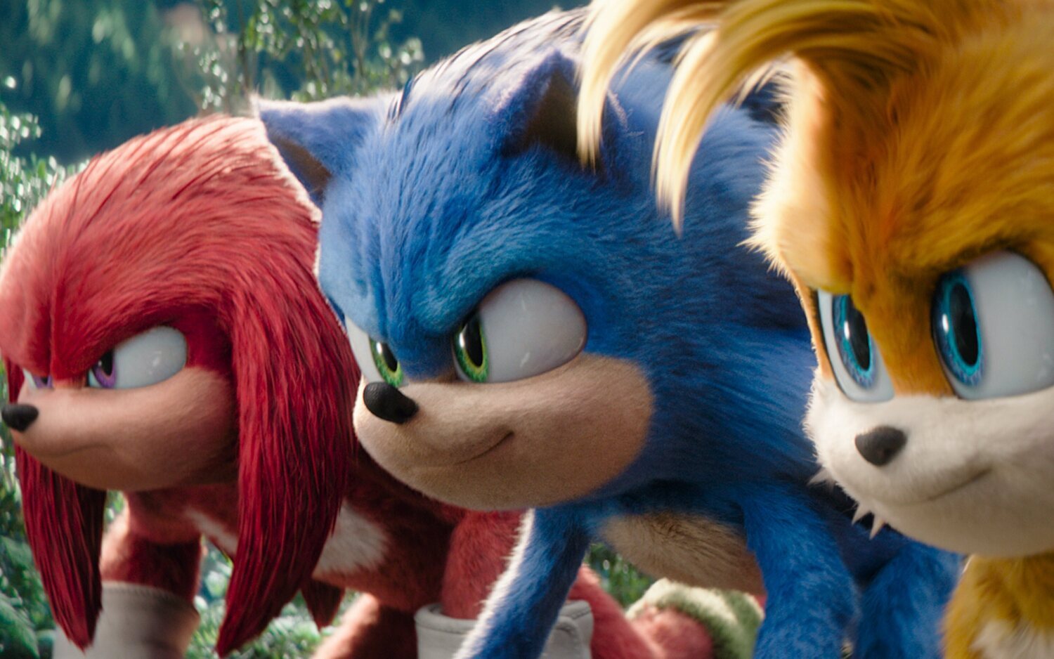 Sonic, Knuckles y Tails forman equipo contra Shadow