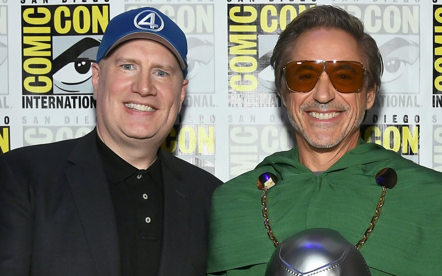Kevin Feige y Robert Downey Jr. en la ComicCon de 2024