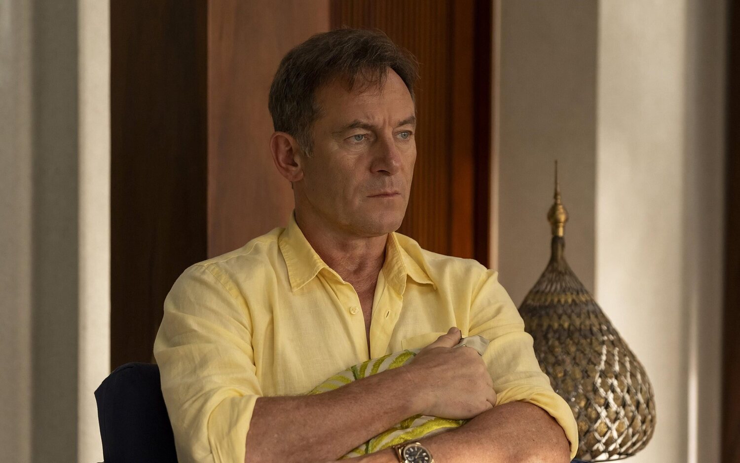 Jason Isaacs es Timothy Ratliff en 'The White Lotus'