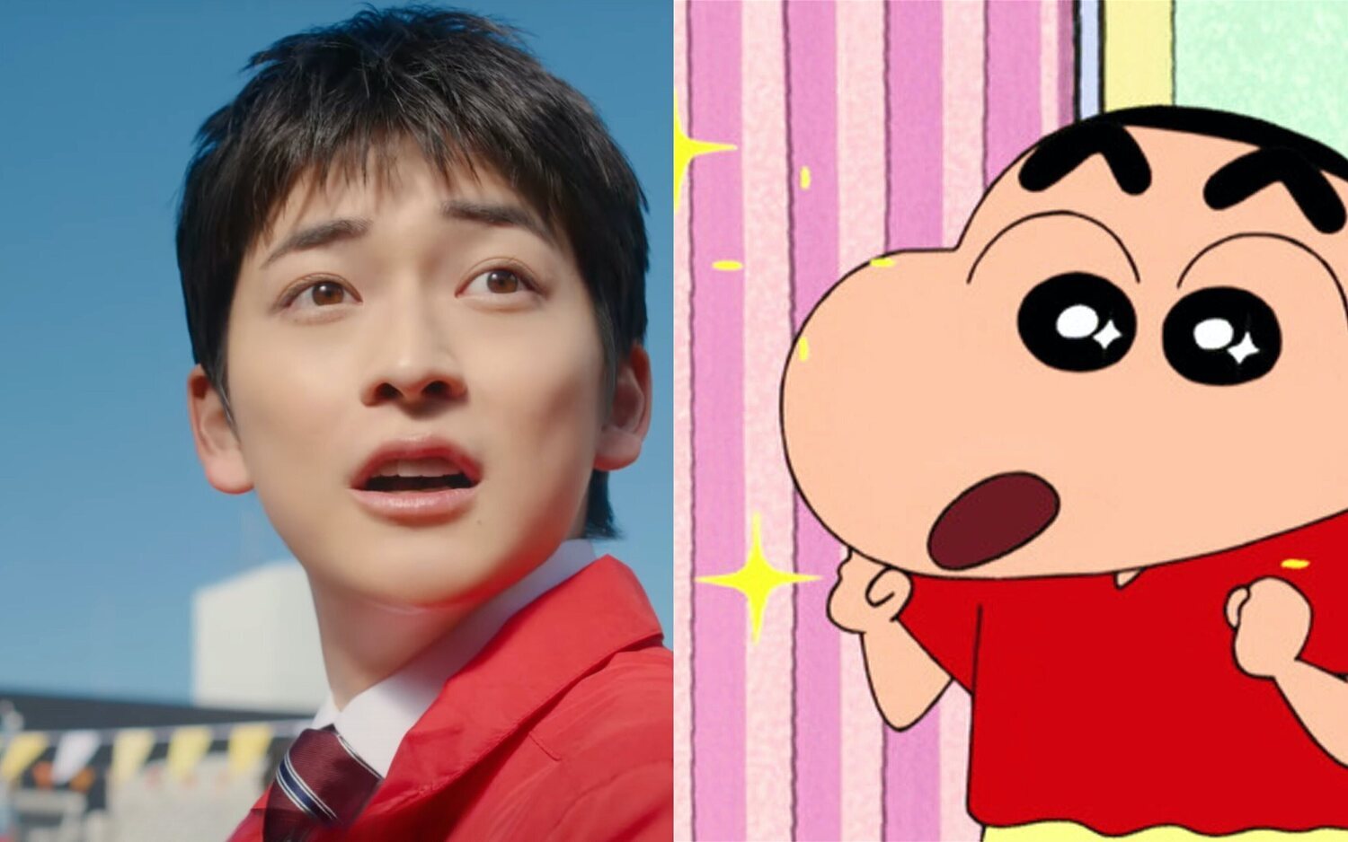 Shin Chan en el live-action y en el anime