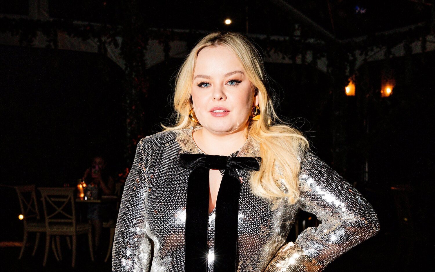 Nicola Coughlan en la premier de 'Los Bridgerton'