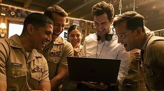 Reunión de 'Top Gun: Maverick' con Lewis Pullman, Danny Ramirez y Glen Powell