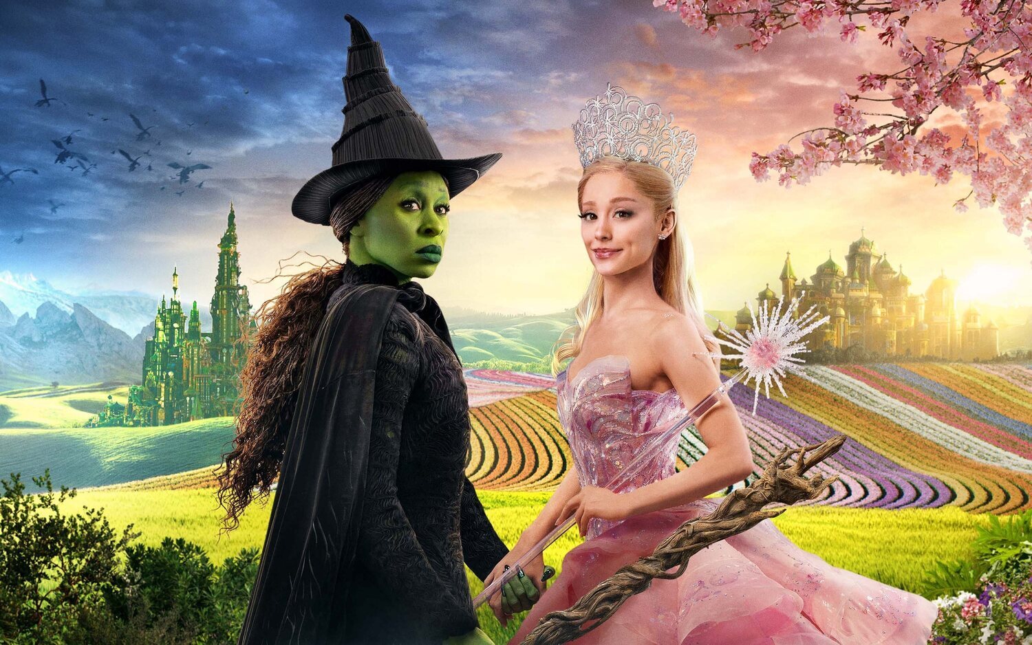 Cynthia Erivo y Ariana Grande llevan la magia al streaming