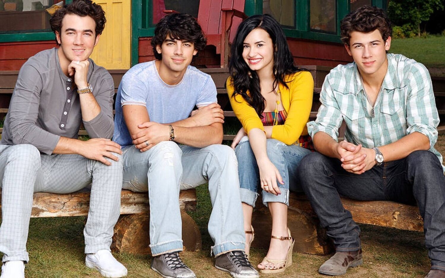 Los protagonistas de 'Camp Rock'