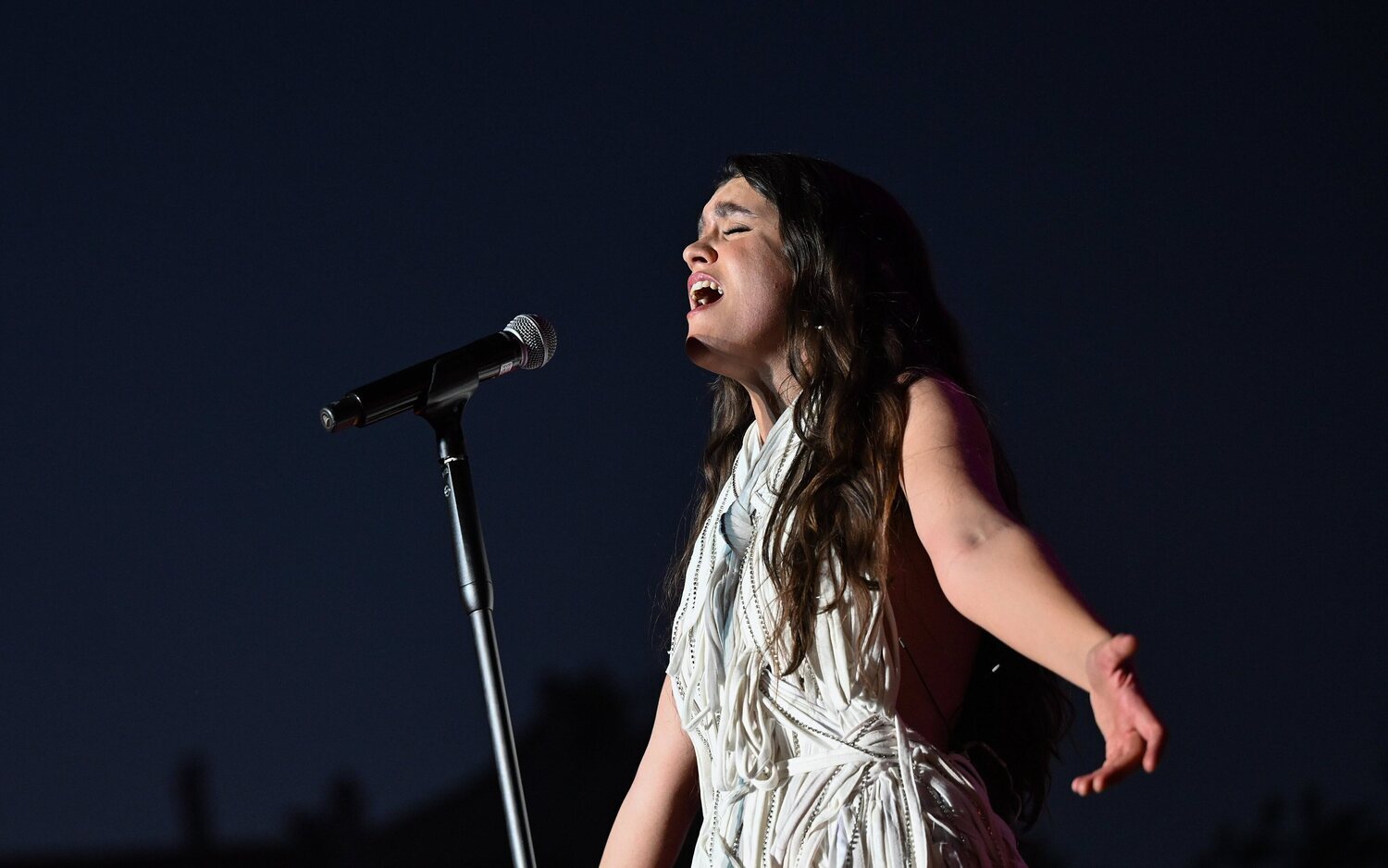 Amaia en el concierto décimo aniversario de Netflix en España