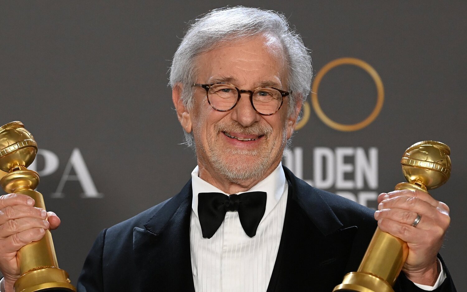 Steven Spielberg en los Globos de Oro