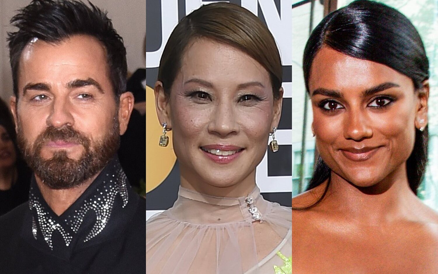 Justin Theroux, Lucy Liu y Simone Ashley están de moda