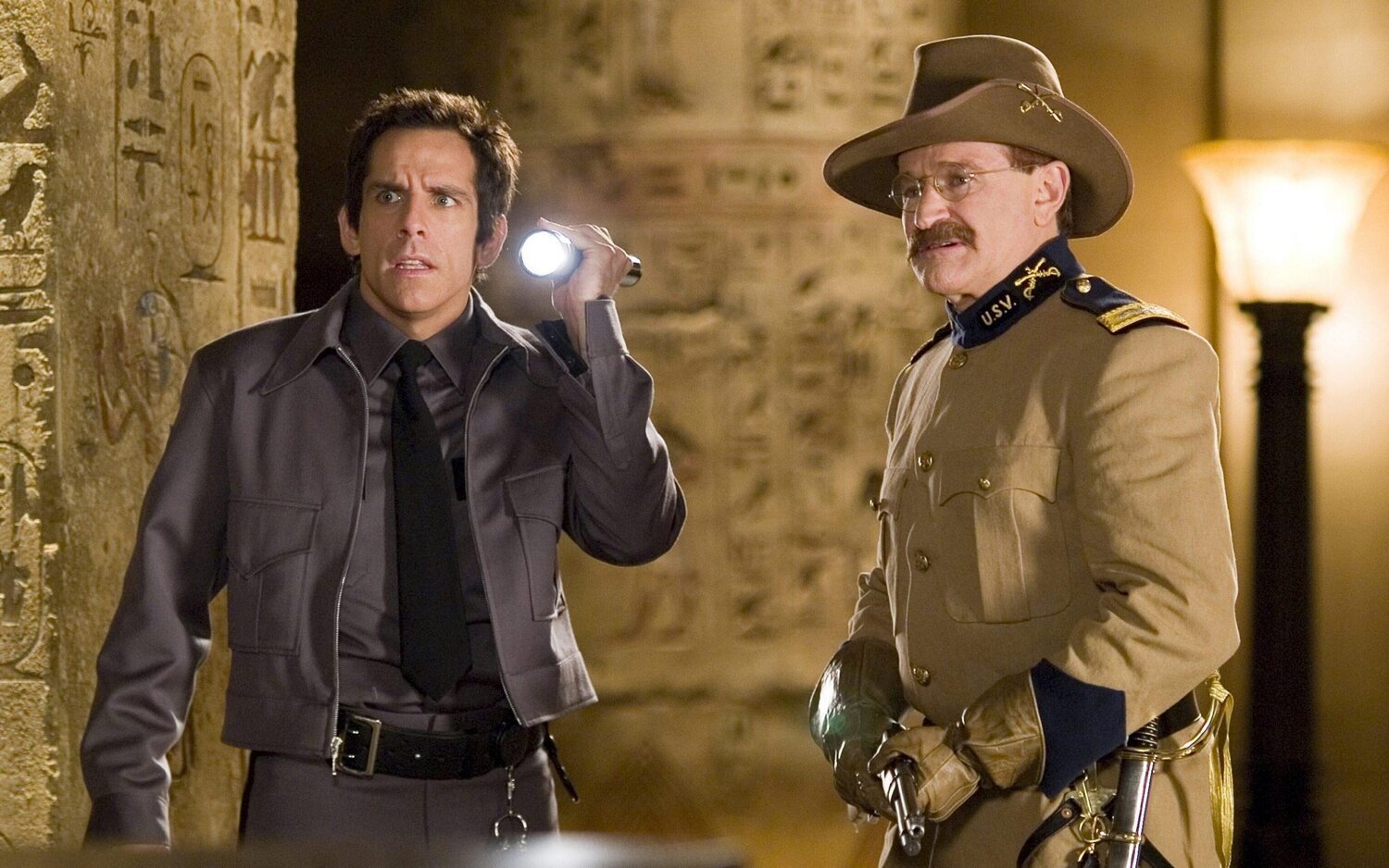 Ben Stiller y Robin Williams en 'Noche en el museo: El secreto del faraón'