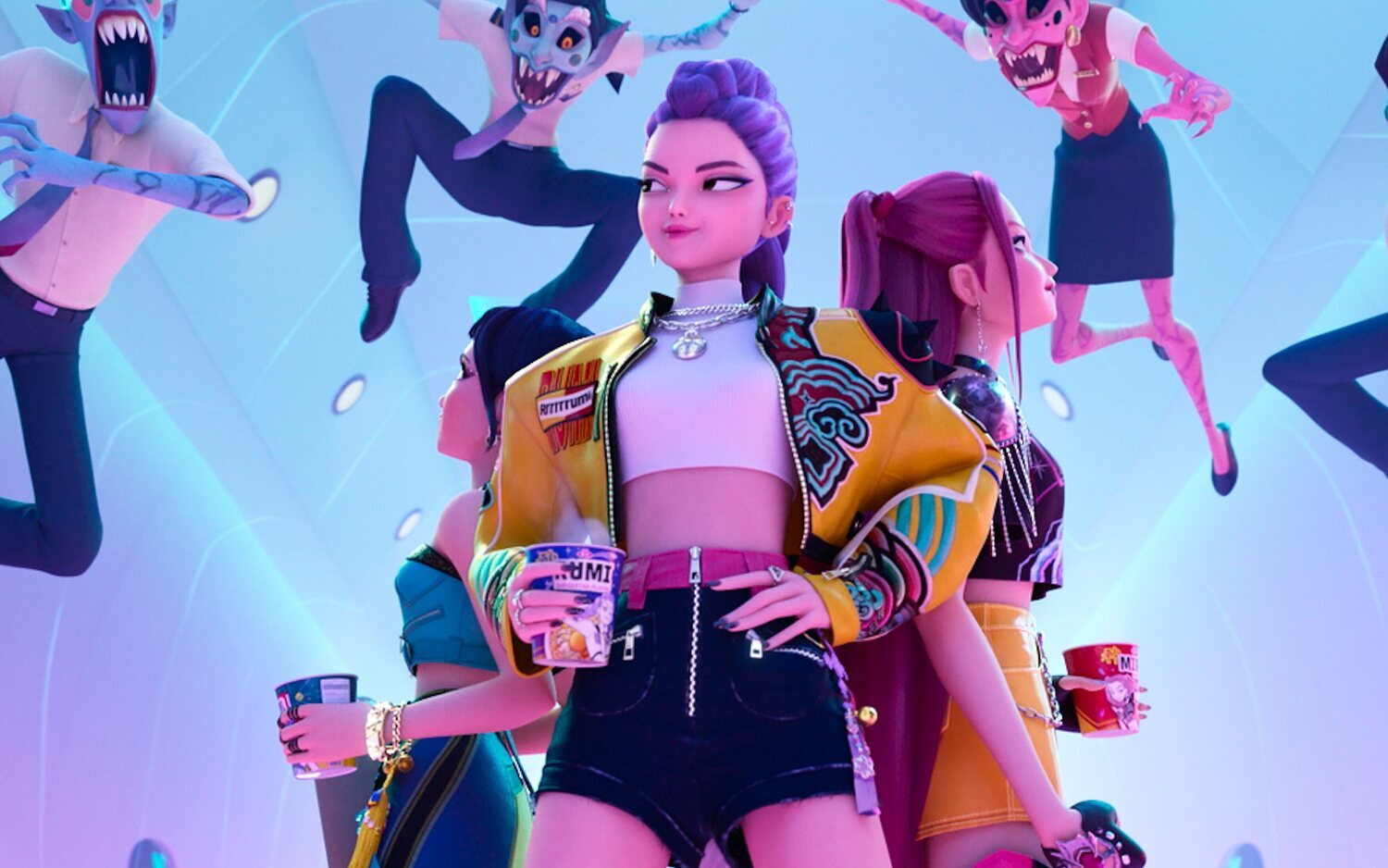 'Las guerreras k-pop' se convierte en la película de animación más vista de la historia de Netflix