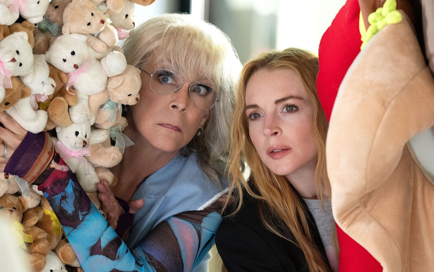 Jamie Lee Curtis y Lindsay Lohan en 'Ponte en mi lugar de nuevo'