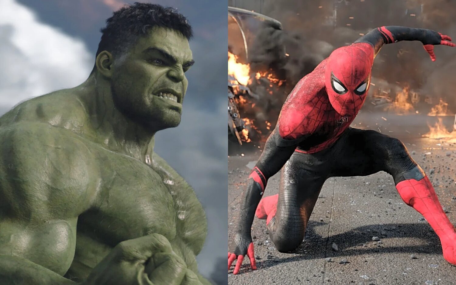 Hulk y Spider-Man