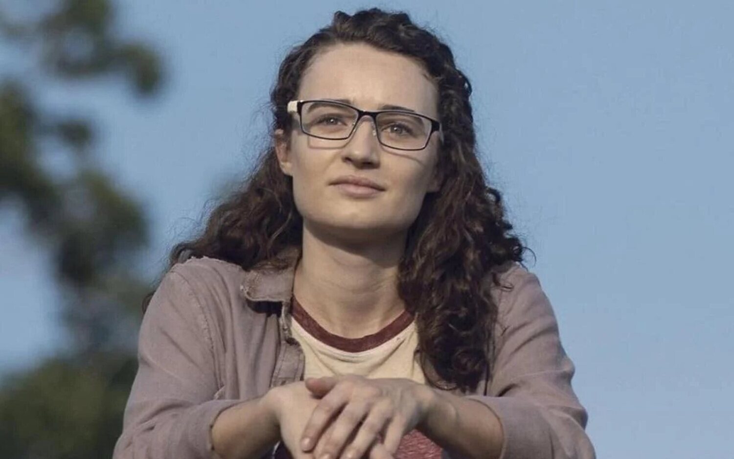 Kelley Mack interpretando a Addy de 'The Walking Dead'