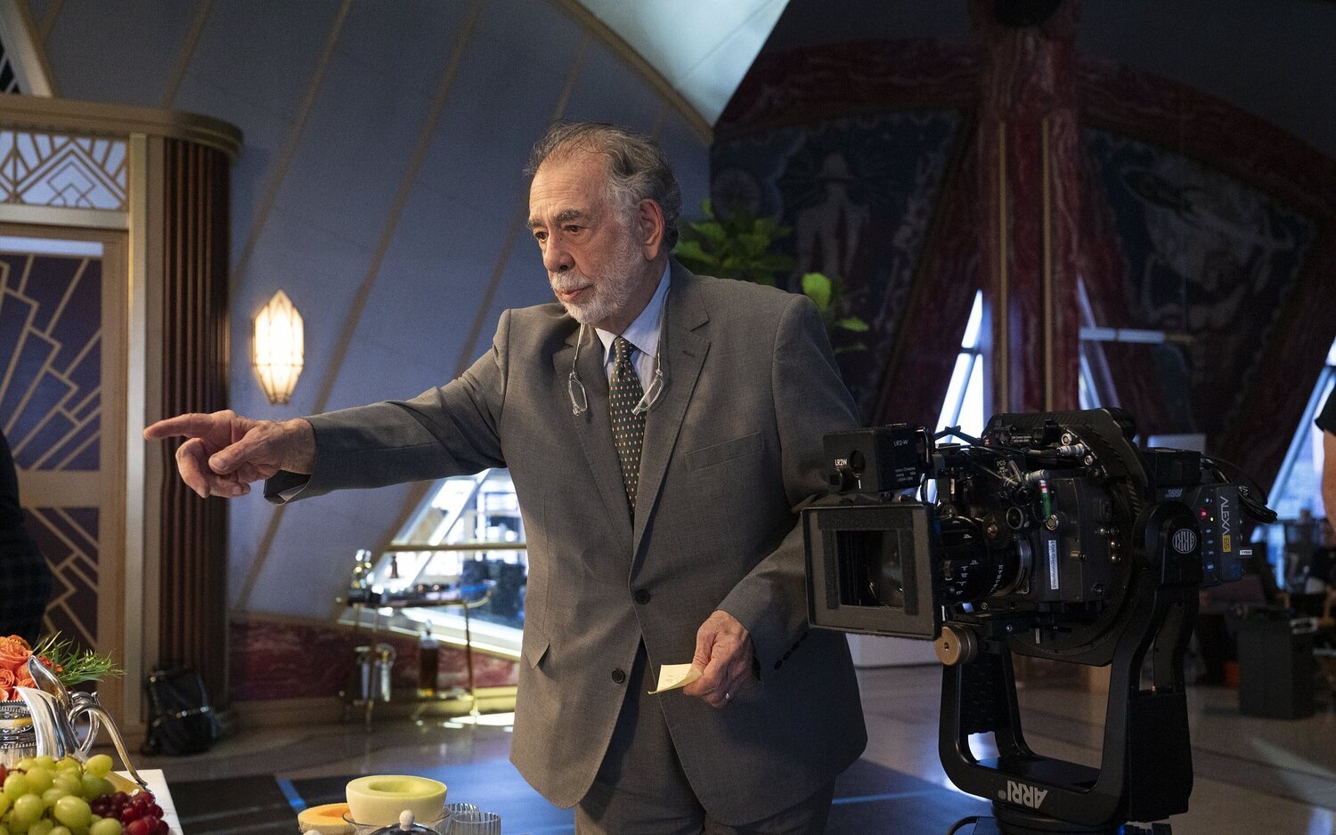 Francis Ford Coppola en el rodaje de 'Megalópolis'