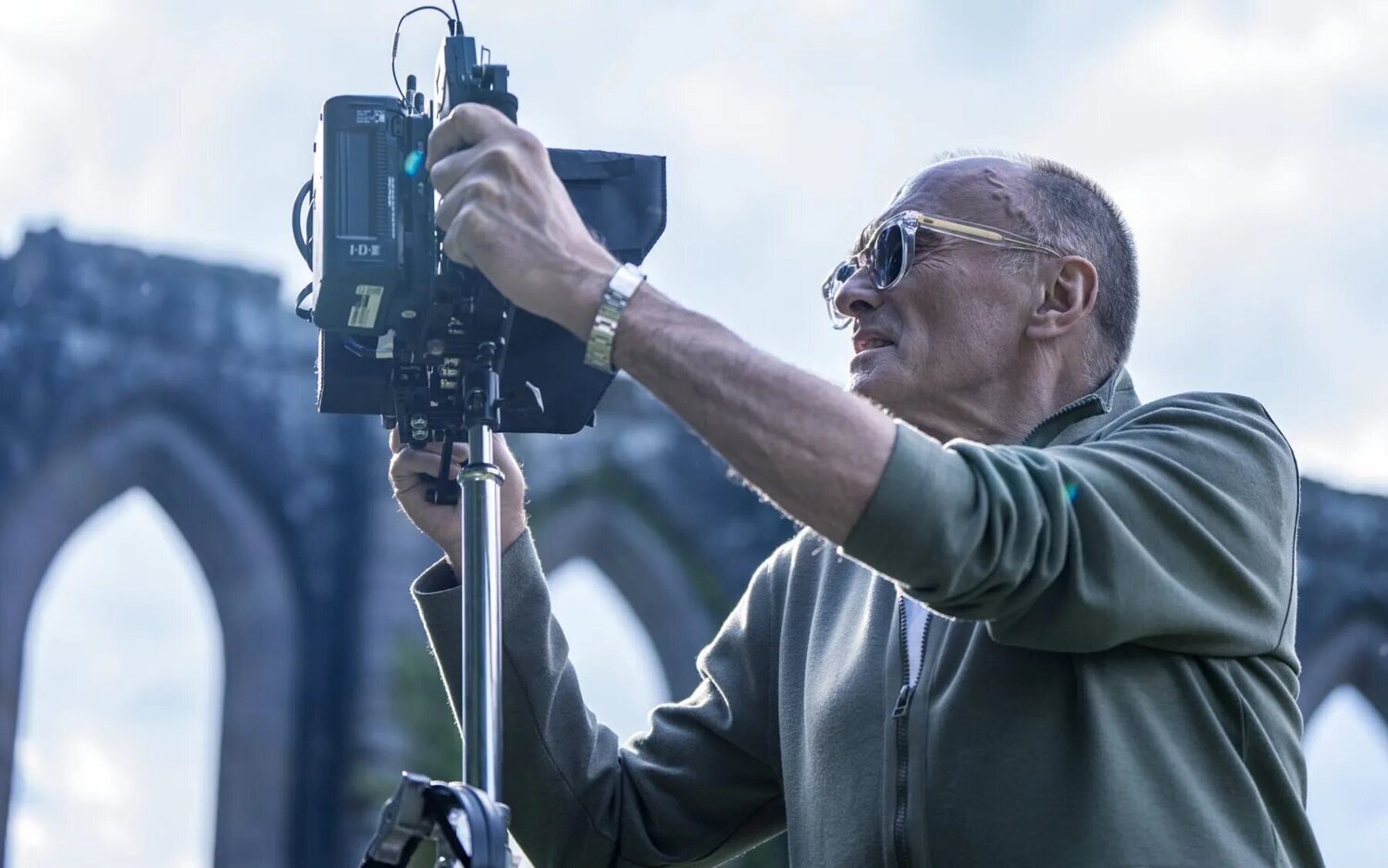 Danny Boyle en el rodaje de '28 años después'