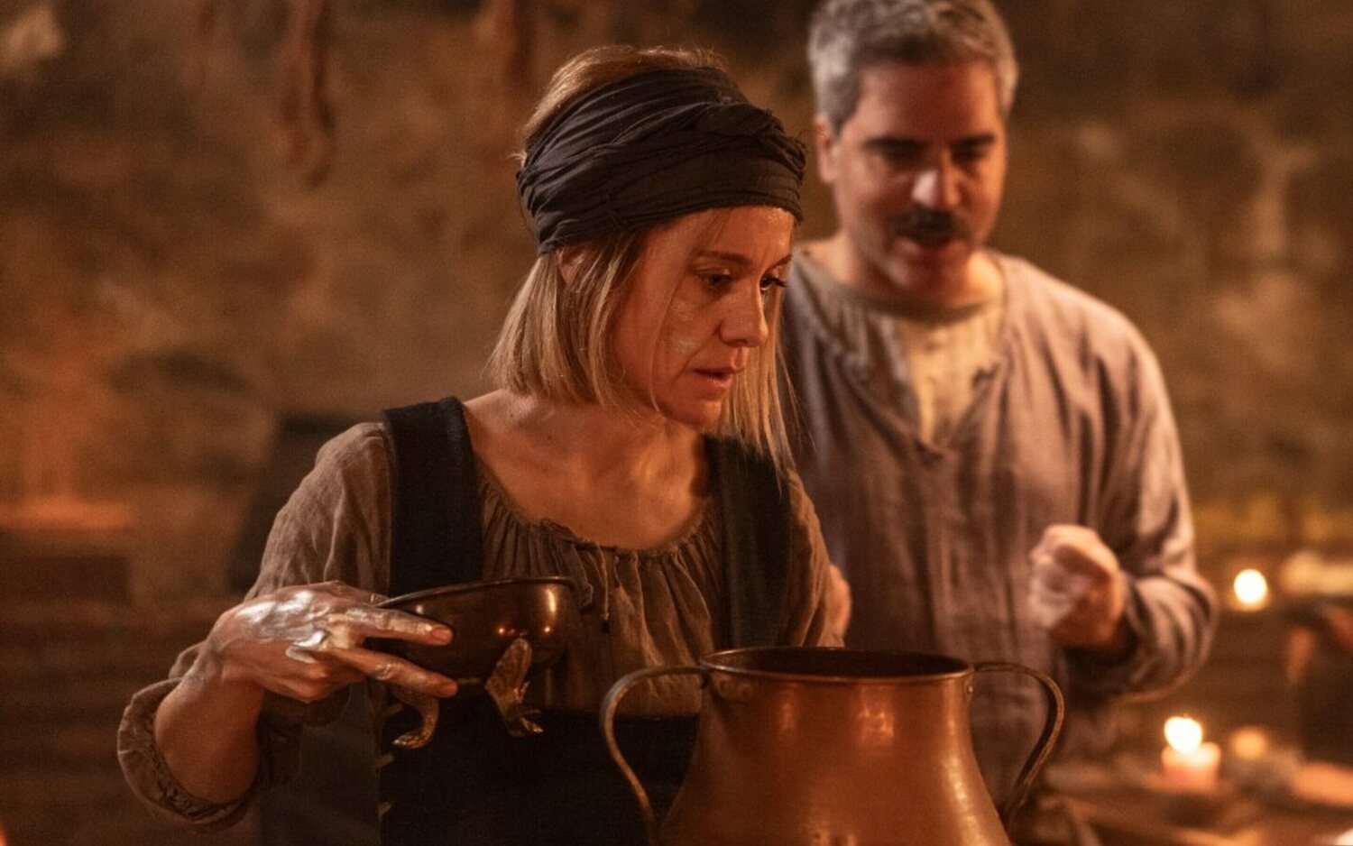 Alexandra Jiménez y Ernesto Sevilla en 'Sin Cobertura'