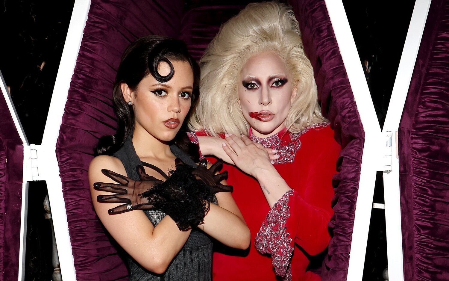 Jenna Ortega y Lady Gaga en TUDUM 2025