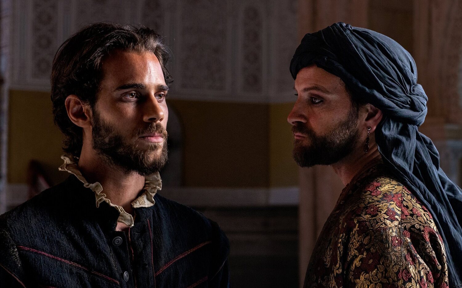Julio Peña y Alessandro Borghi son Cervantes y Hasán Bajá en 'El cautivo'