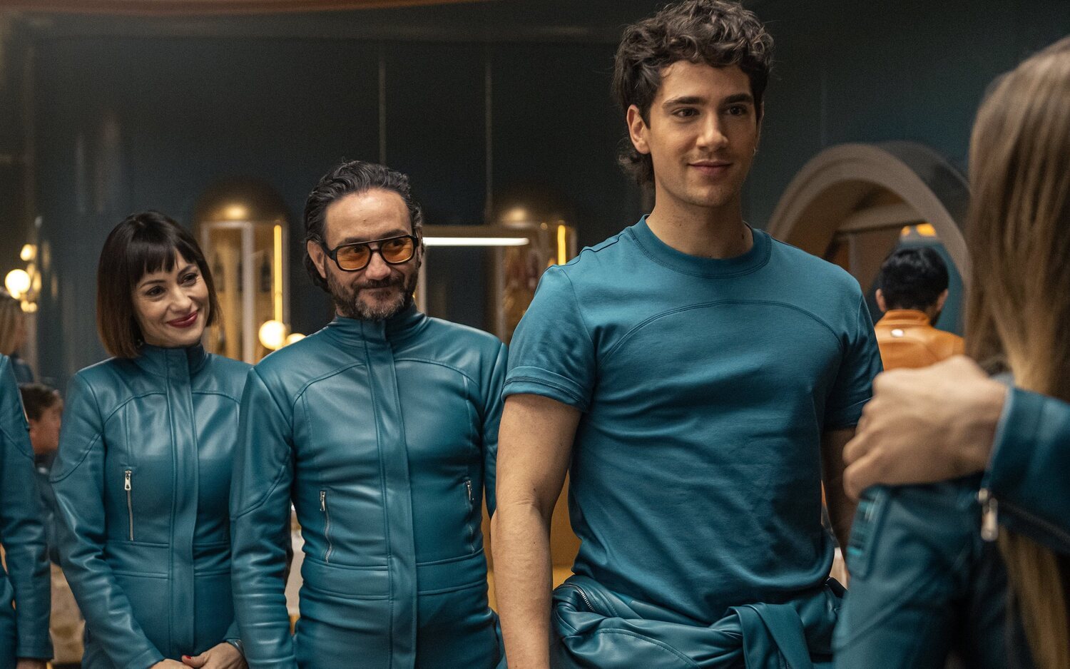 Montse Guallar, Natalia Verbeke, Carlos Santos y Pau Simon en 'El refugio atómico'