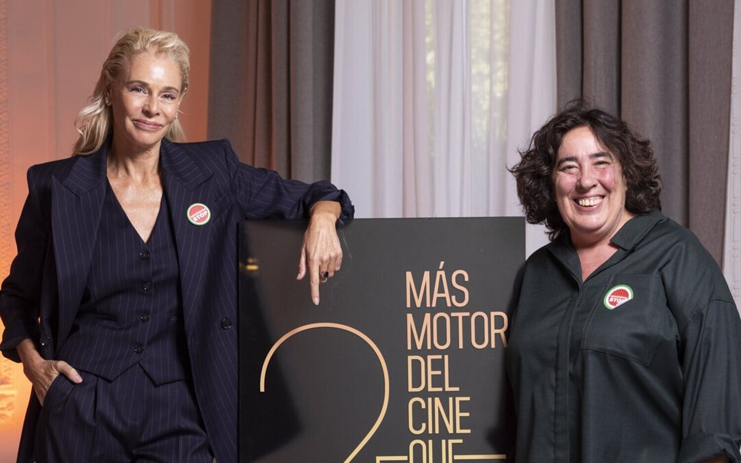 Belén Rueda y Arantxa Echevarría en el 25 aniversario de Atresmedia Cine