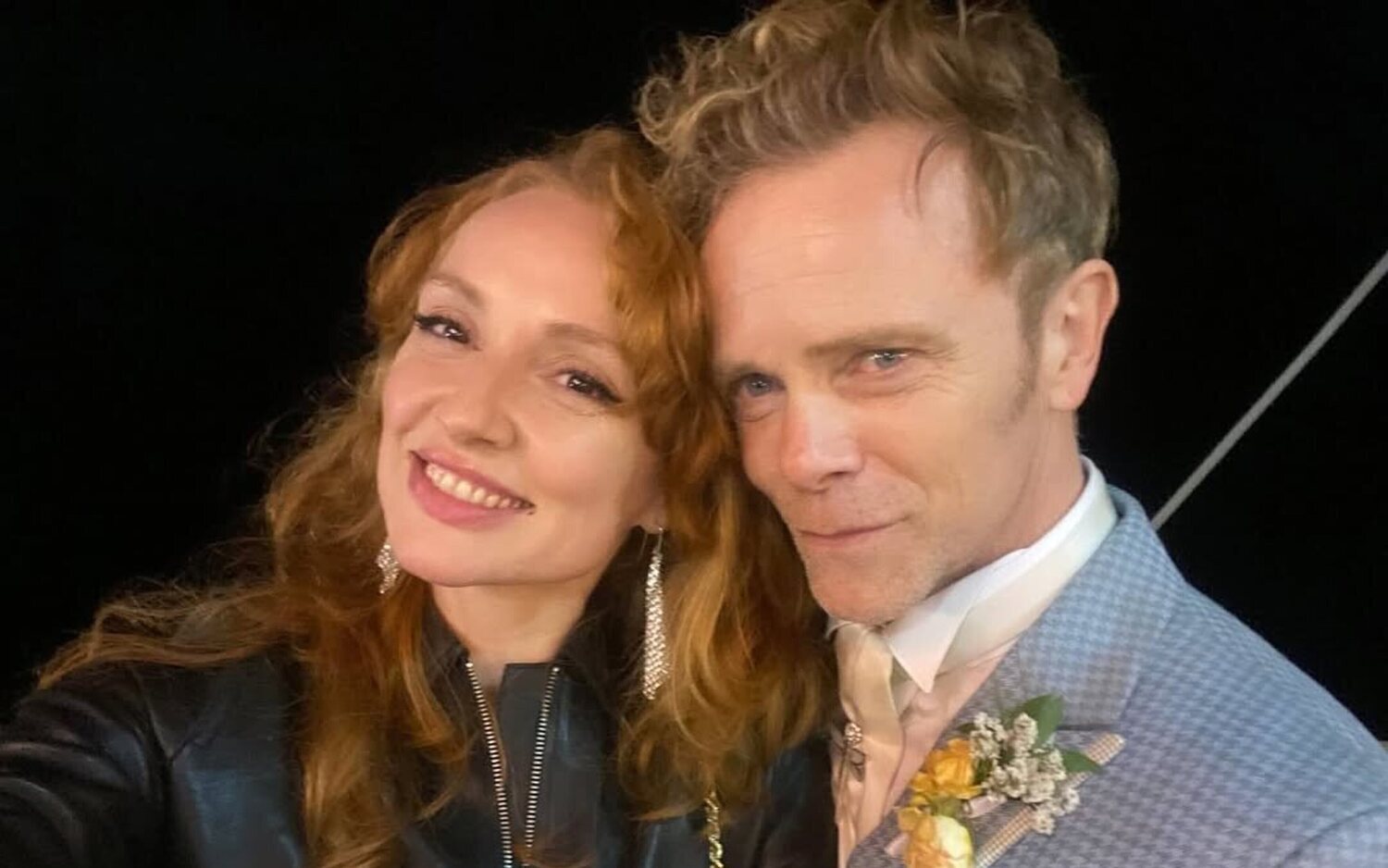 Foto de Instagram de Jimmy Shaw y Cristina Castaño