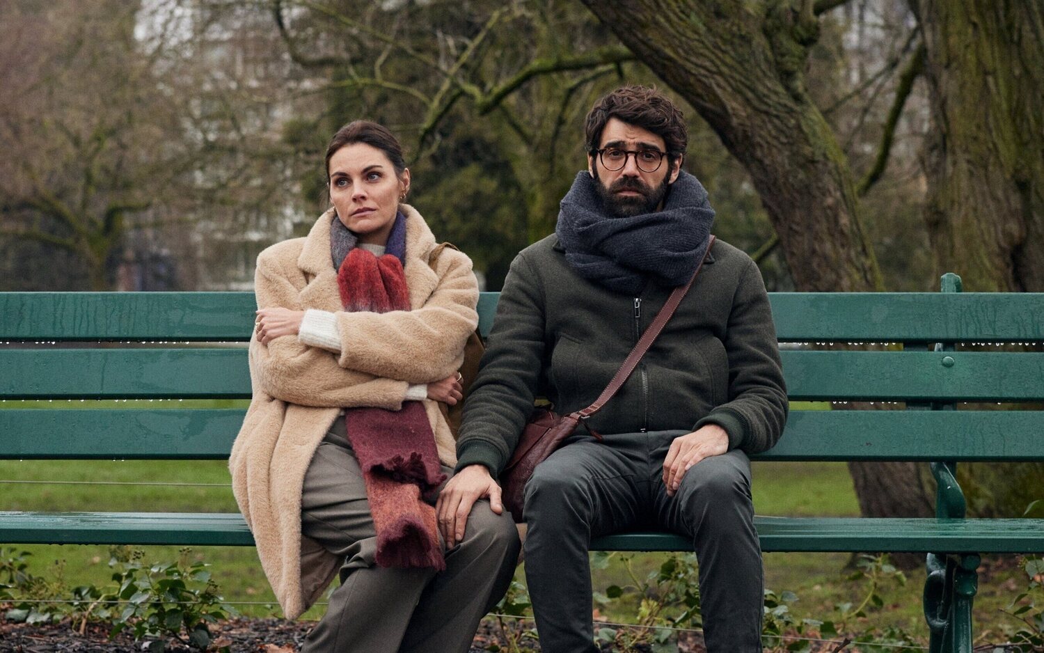 David Verdaguer y Amaia Salamanca en el tráiler de 'Siempre es invierno'